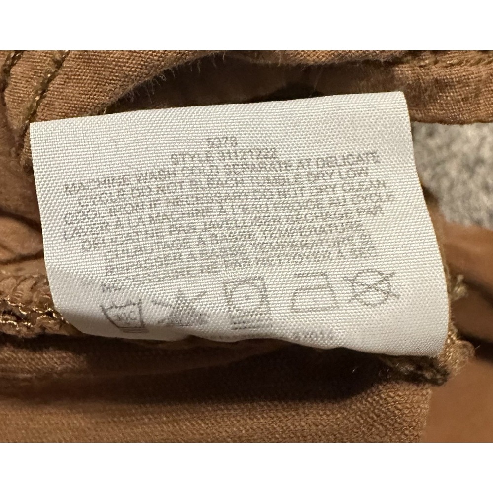 Tory Burch Tan/Brown Corduroy Pants Boot Cut/Flare - Sz 28 - Picture 15 of 15